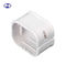 80mm White PVC Decorative Duct Kits Split Air Conditioner Pipe Cover  Joint Straight Coupling